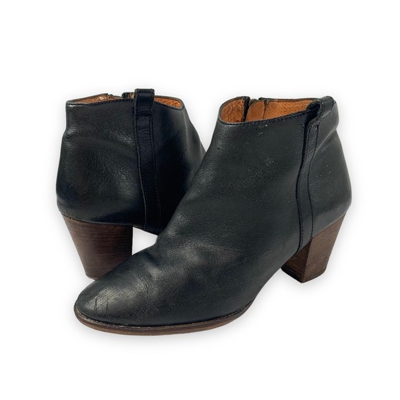 Madewell The‎ Billie Boot Leather Ankle Bootie Women's Sz 9.5 - Picture 1 of 9